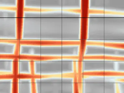 Acquisition 3D au niveau du renforcement d'une liaison dalle - rampe d'accès en béton armé